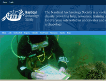 Tablet Screenshot of nauticalarchaeologysociety.org